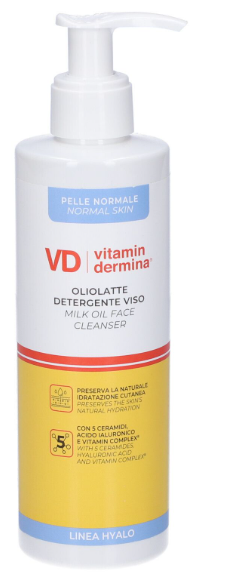 Vitamindermina Hyalo Oliolatte Detergente Struccante Viso 240 ml
